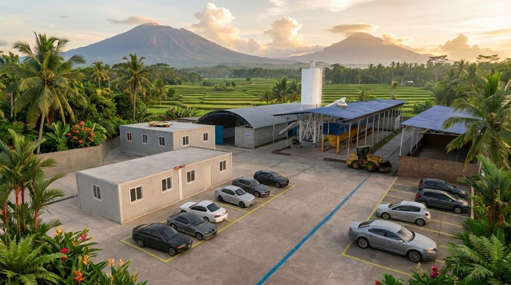 ACE CEM BALI Factory Aerial View