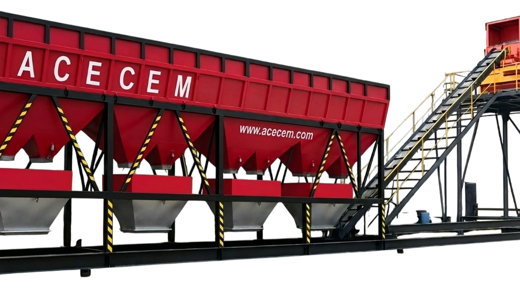 4 Hopper batching system